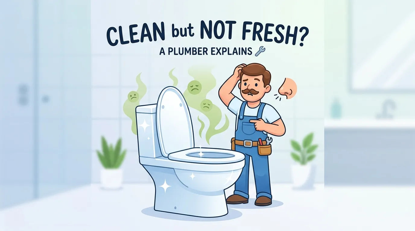 Why Does My Toilet Still Smell Clean but Not Fresh? A Plumber-Backed Answer