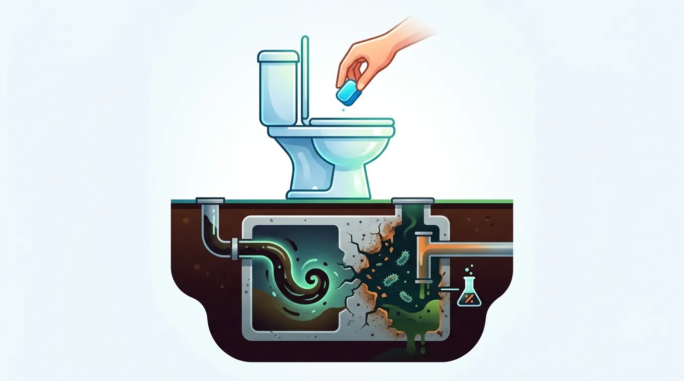 Are Your Toilet Tablets Quietly Destroying Your Septic Tank?