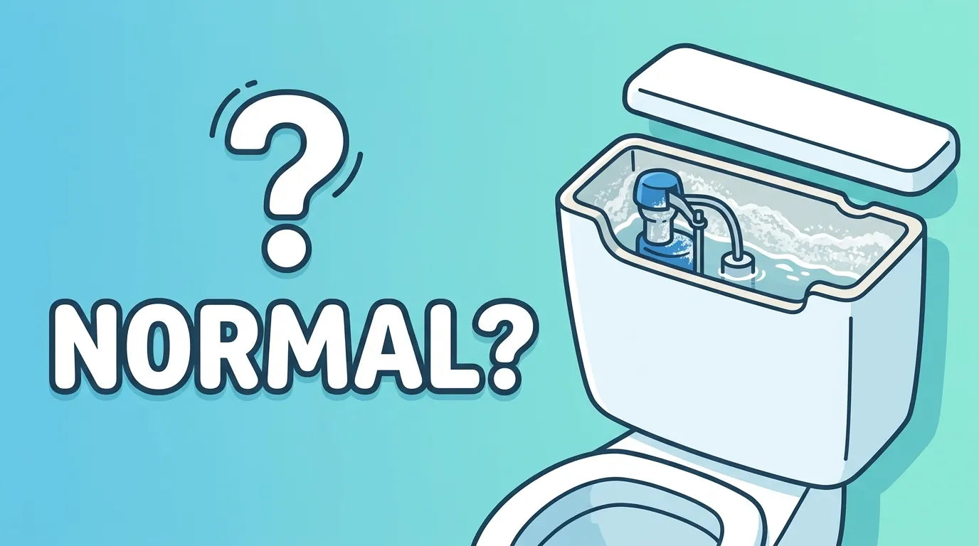 What Is the White Residue Inside My Toilet Tank? (And Should You Worry?)