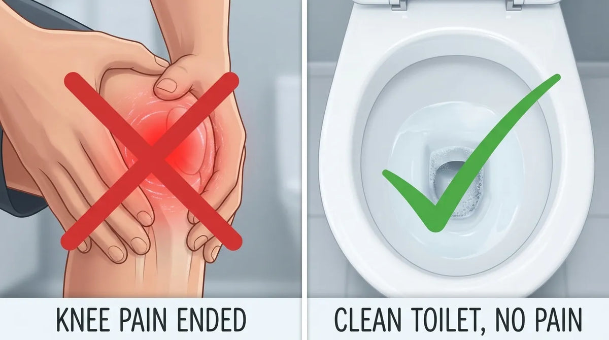 No More Sore Knees: The 3-Second Trick To A Spotless Toilet